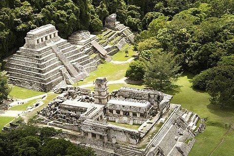 From Palenque Zona Arq. Misol Ha, Agua Azul and Transfer to San Cristóbal