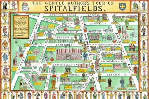 Walking Tour around Spitalfields in the East End of London