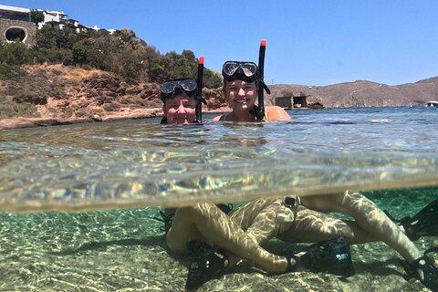Mykonos Private Island Tour with Snorkeling Stop