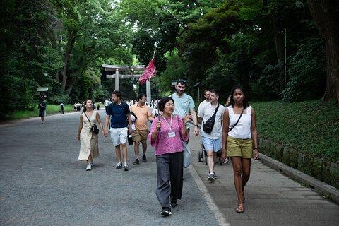 Harajuku Meiji Shrine Walking Tour in Tokyo