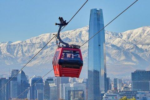 Best of Santiago by Hop On Hop Off Bus, Funicular and Cable Car